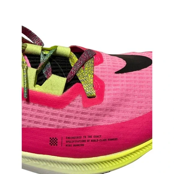 Nike Air Zoom Rival Fly 3 Hyper Pink Volt Black Running Shoes CT2405-606 Men's 8